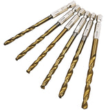 13pcs/lot HSS High Speed Steel Titanium Coated Drill Bit Set 1/4 Hex Shank 1.5-6.5mm