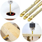 6pcs/set Cobalt Drill Bit Set Spiral Screw Metric Composite Tap Drill Bit Tap Twist drill bit set multi-function