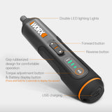 Electrical Screwdriver Set WX240 Smart Cordless Electric Screwdrivers USB Rechargeable Handle with 26 Bit Set Drill