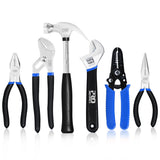198Pcs Hand Tool Set DIY Home Repair Tool Kit Woodworking Tools Wrench Saw Screwdriver