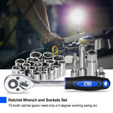198Pcs Hand Tool Set DIY Home Repair Tool Kit Woodworking Tools Wrench Saw Screwdriver