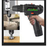 Cordless Drill Electric Screwdriver  Electric Hand Drill Electric Hammer Drill Electric Screwdriver DIY Household Electric Tool